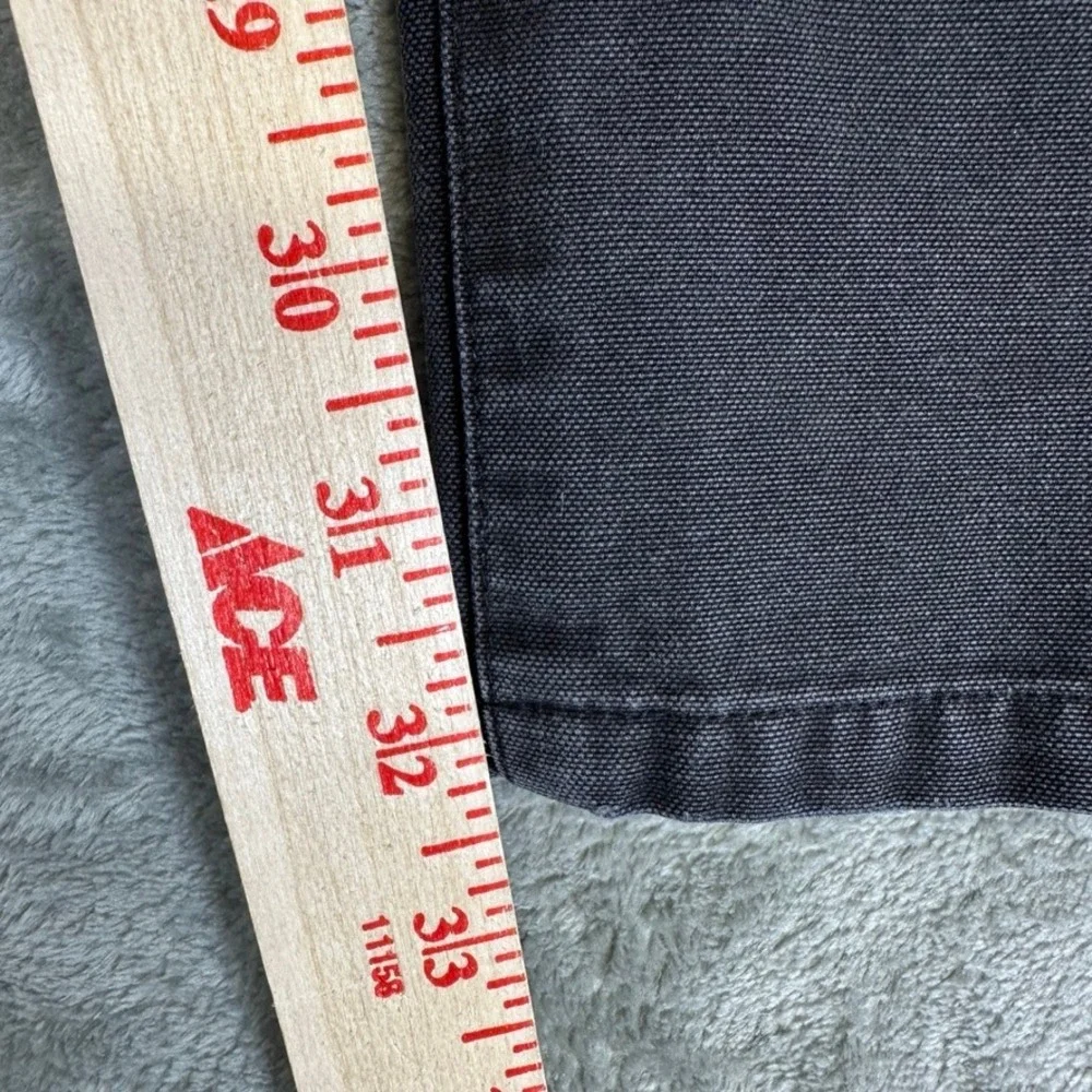 Vintage Polo Ralph Lauren Mens Black Canvas Straight Leg Pants 32x32 Workwear